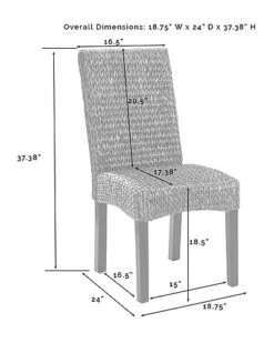 Crosley Edgewater 4pc Dining Chair Set Home -Crosley Sales Store 3050147527 RLLD 3