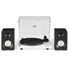 Crosley Radio White Kt6101 Turntable And Speaker Kit Home