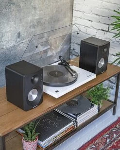 Crosley Radio White Kt6101 Turntable And Speaker Kit Home -Crosley Sales Store 3050233851 RLLD 5