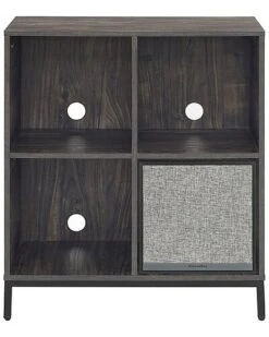 Crosley Jacobsen Record Storage Cube Bookcase With Speaker Home