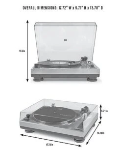 Crosley Radio Black C100Bt Turntable Home -Crosley Sales Store 3050287918 RLLD 7