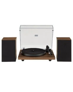 Crosley Radio Walnut C62 Shelf System Home