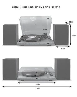 Crosley Radio Walnut C62 Shelf System Home -Crosley Sales Store 3050287920 RLLD 6