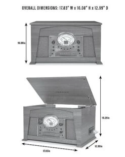 Crosley Radio Gray Medley Entertainment Center Home 13 Crosley Radio Gray Medley Entertainment Center Home -Crosley Sales Store 3050287923 RLLD 7