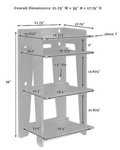 Crosley Radio Gray Soho Turntable Stand Home -Crosley Sales Store 3050287925 RLLD 5
