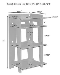 Crosley Radio Natural Soho Turntable Stand Home -Crosley Sales Store 3050287926 RLLD 5