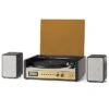 Crosley Radio Black Coda Shelf System Home