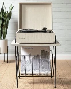 Crosley Radio Natural Wiltshire Turntable Stand Home -Crosley Sales Store 3050287941 RLLD 4
