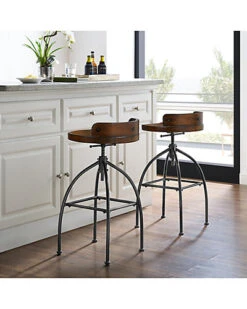 Crosley Edison Adjustable Height Stool Home -Crosley Sales Store 3050332756 RLLD 3