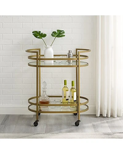 Crosley Furniture Bailey Bar Cart Home 2 Crosley Furniture Bailey Bar Cart Home - Image 2