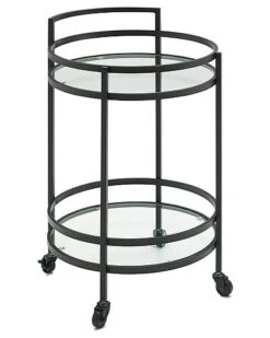 Crosley Furniture Bailey Round Bar Cart Home