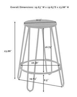 Crosley Furniture Clifton Kitchen Island W/Ava Stools- Kitchen Island & 2 Stools Home -Crosley Sales Store 3050334292 RLLD 5