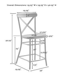 Crosley Furniture Clifton Kitchen Island W/Camille Stools- Kitchen Island & 2 Stools Home -Crosley Sales Store 3050334293 RLLD 5