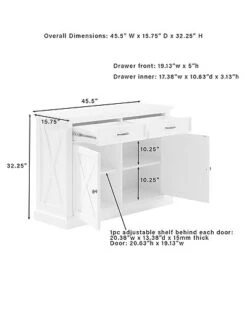 Crosley Furniture Clifton Sideboard Home -Crosley Sales Store 3050334295 RLLD 3
