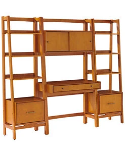 Crosley Landon 3Pc Desk & Etagere Set Home