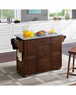 Crosley Eleanor Stainless Steel Top Kitchen Cart Home -Crosley Sales Store 3050461695 RLLD 5