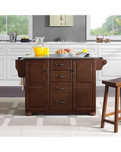 Crosley Eleanor Stainless Steel Top Kitchen Island Home -Crosley Sales Store 3050461707 RLLD 4