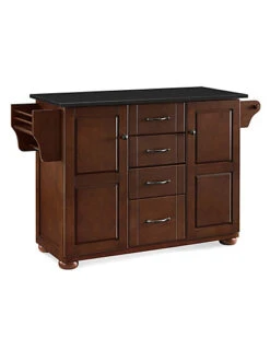 Crosley Eleanor Granite Top Kitchen Island Home