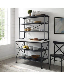 Crosley Madeleine 2pc Kitchen Island & Hutch Set Home -Crosley Sales Store 3050461775 RLLD 4