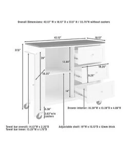 Crosley Soren Wood Top Kitchen Island/Cart Home 21 Crosley Soren Wood Top Kitchen Island/Cart Home -Crosley Sales Store 3050475496 RLLD 9