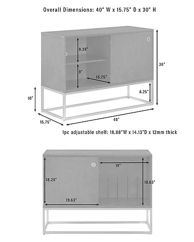 Crosley Byron Media Console Home 8 Crosley Byron Media Console Home - Image 8