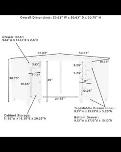 Crosley Furniture Palmetto Corner Desk Home -Crosley Sales Store 3050559794 RLLD 3