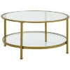 Crosley Aimee Glass Coffee Table Home