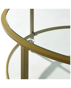 Crosley Aimee Glass Coffee Table Home -Crosley Sales Store 3050599386 RLLD 3