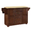 Crosley Eleanor Wood Top Kitchen Cart Home