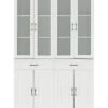 Crosley Furniture Stanton 2Pc Glass Door Pantry Set Home