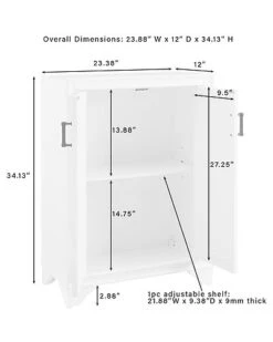 Crosley Furniture Tara Accent Cabinet Home -Crosley Sales Store 3050754461 RLLD 3