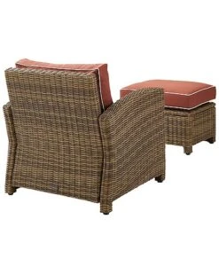 Crosley Bradenton 2Pc Outdoor Wicker Chair Set Home -Crosley Sales Store 3070026200 RLLD 3