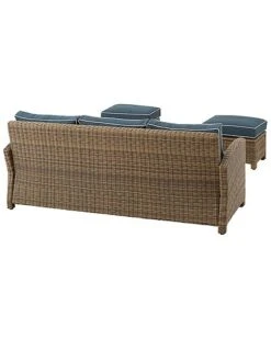 Crosley Bradenton 3Pc Outdoor Wicker Sofa Set Home -Crosley Sales Store 3070026204 RLLD 3