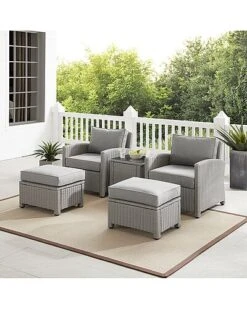 Crosley Bradenton 5Pc Outdoor Wicker Chair Set Home -Crosley Sales Store 3070026215 RLLD 6