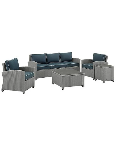 Crosley Bradenton 5Pc Outdoor Wicker Sofa Set Home 2 Crosley Bradenton 5Pc Outdoor Wicker Sofa Set Home - Image 2