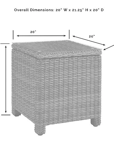 Crosley Bradenton 5Pc Outdoor Wicker Sofa Set Home 9 Crosley Bradenton 5Pc Outdoor Wicker Sofa Set Home - Image 9