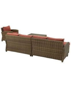 Crosley Bradenton 5Pc Outdoor Wicker Sectional Set Home -Crosley Sales Store 3070026228 RLLD 3