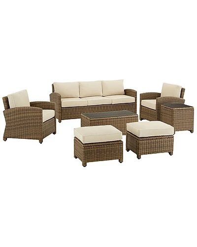 Crosley Bradenton 7Pc Outdoor Wicker Sofa Set Home 2 Crosley Bradenton 7Pc Outdoor Wicker Sofa Set Home - Image 2