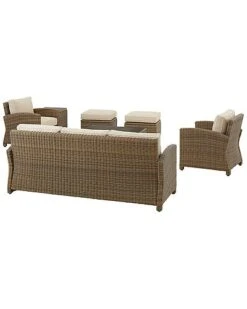 Crosley Bradenton 7Pc Outdoor Wicker Sofa Set Home 9 Crosley Bradenton 7Pc Outdoor Wicker Sofa Set Home -Crosley Sales Store 3070026239 RLLD 3