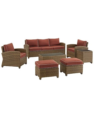 Crosley Bradenton 7Pc Outdoor Wicker Sofa Set Home 2 Crosley Bradenton 7Pc Outdoor Wicker Sofa Set Home - Image 2