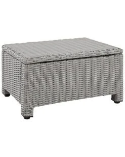 Crosley Bradenton Outdoor Wicker Ottoman Home -Crosley Sales Store 3070026241 RLLD 3