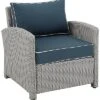 Crosley Bradenton Outdoor Wicker Armchair Home