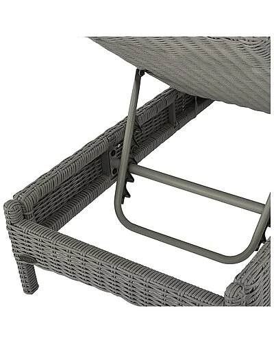 Crosley Bradenton Outdoor Wicker Chaise Lounge Home 4 Crosley Bradenton Outdoor Wicker Chaise Lounge Home - Image 4