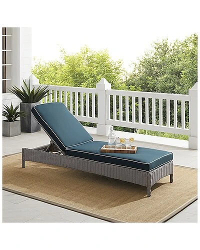 Crosley Bradenton Outdoor Wicker Chaise Lounge Home 5 Crosley Bradenton Outdoor Wicker Chaise Lounge Home - Image 5