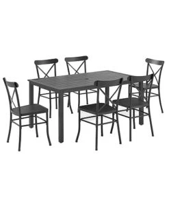 Crosley Furniture Astrid 7pc Outdoor Metal Dining Set Home