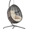 Crosley Calliope Indoor/Outdoor Wicker Hanging Egg Chair Home