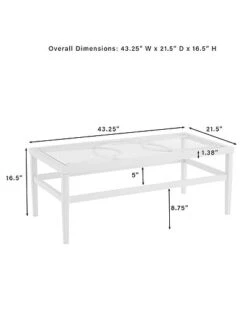 Crosley Ashford 2pc Outdoor Metal Conversation Set Home -Crosley Sales Store 3070285736 RLLD 4