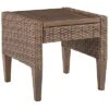 Crosley Capella Outdoor Wicker Side Table Home