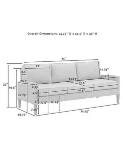 Crosley Capella Outdoor Wicker 4pc Sofa Set Home -Crosley Sales Store 3070285740 RLLD 3