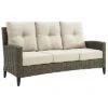 Crosley Rockport Outdoor Wicker High Back Sofa Home
